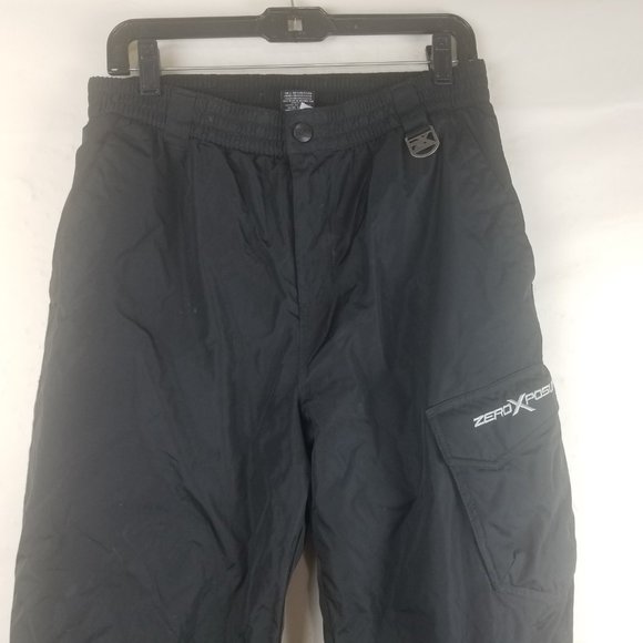 ZeroXposur Big Girls Sz XL 18 / 20 Black Ski Snow Pants Insulated Waterproof - Picture 3 of 9
